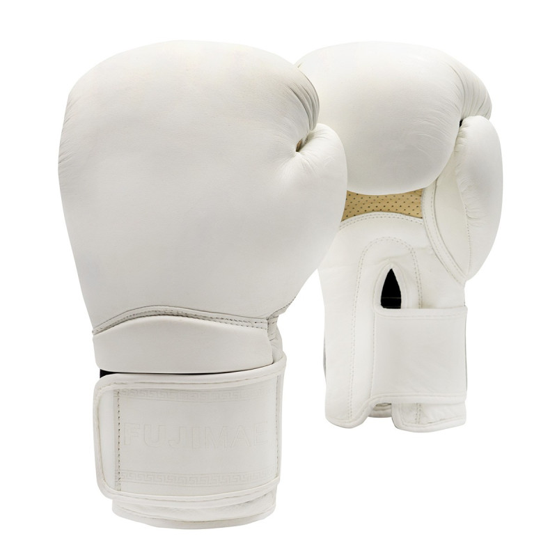 Advantage 2 Leather Boxing Gloves QS White
